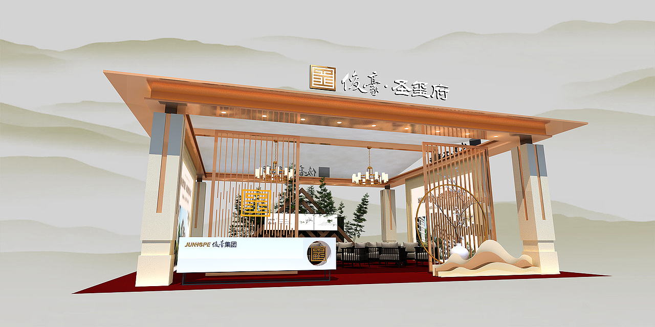 房地产室外展台