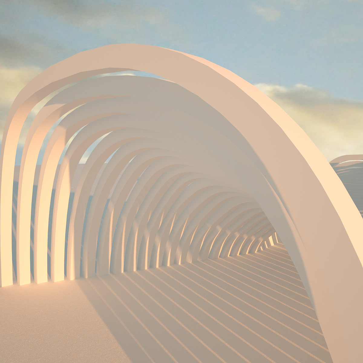 3D抽象场景 cinema 4d/octane render