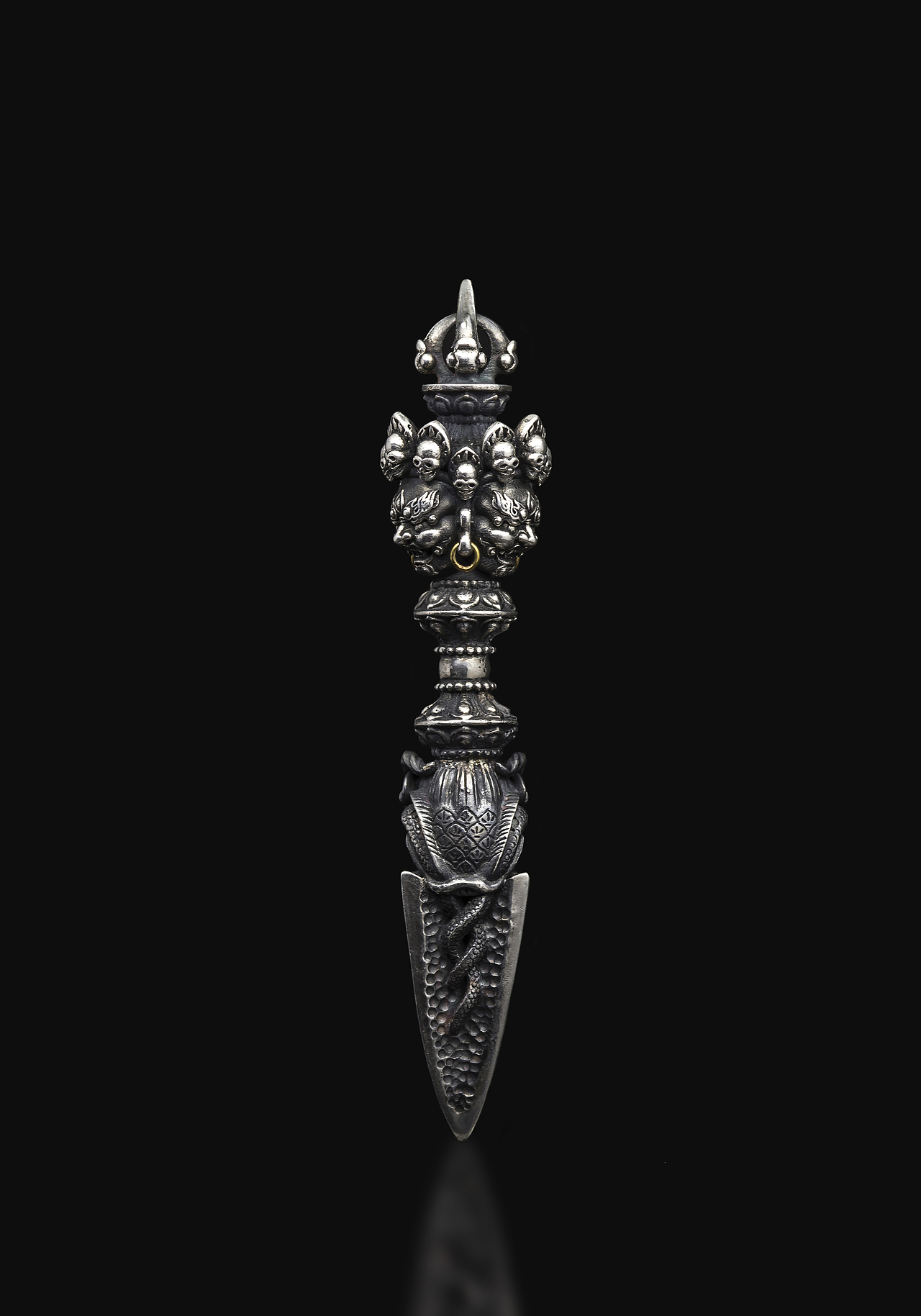 三面六臂金刚橛,普巴金刚修法器