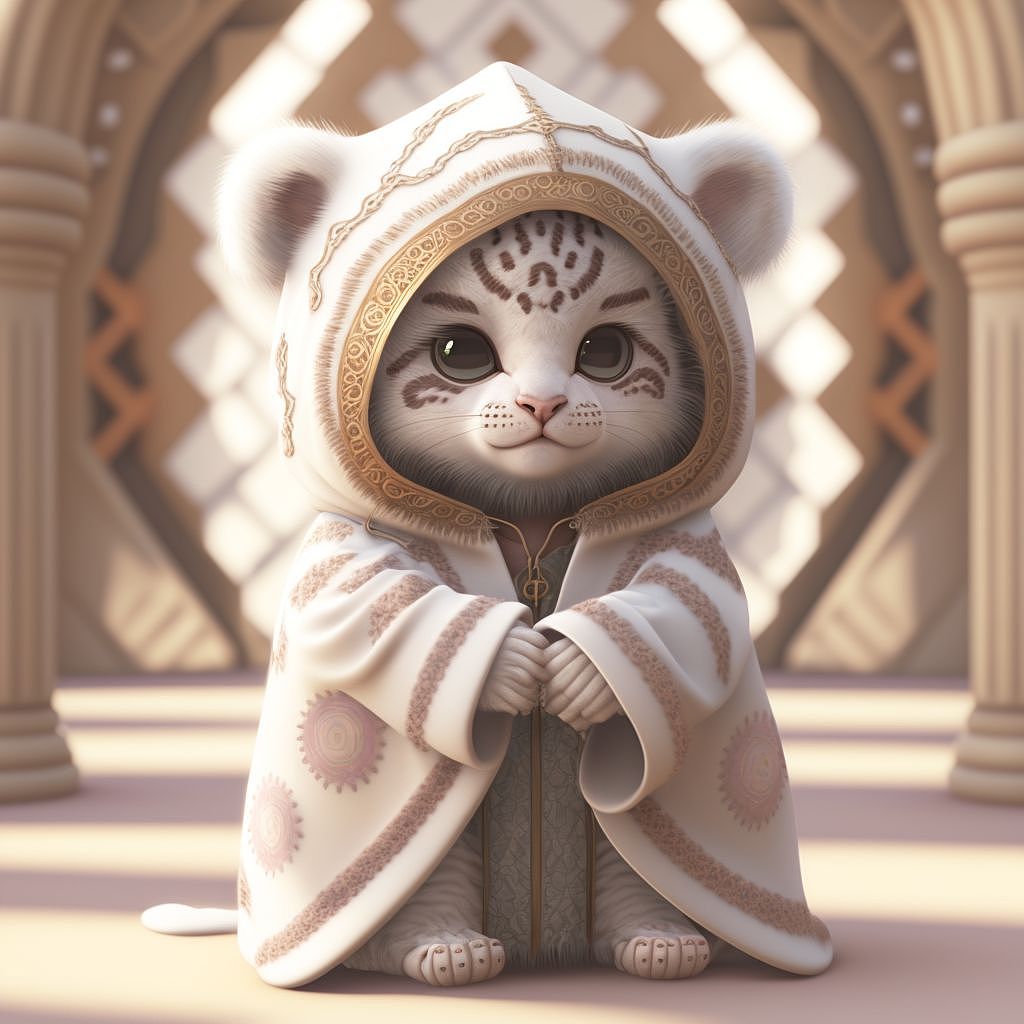 卡塔尔贵族风十二生肖,感觉有点萌