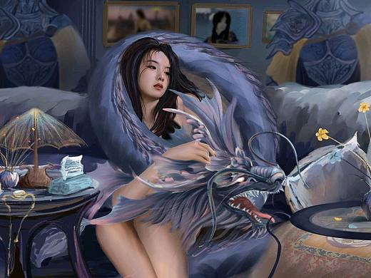 《小龙女》（个人主页-ZNjMzODI4OTY=） - 概念设定 - 站酷设计师小練Xiaolian原创素材 - 站酷ZCOOL