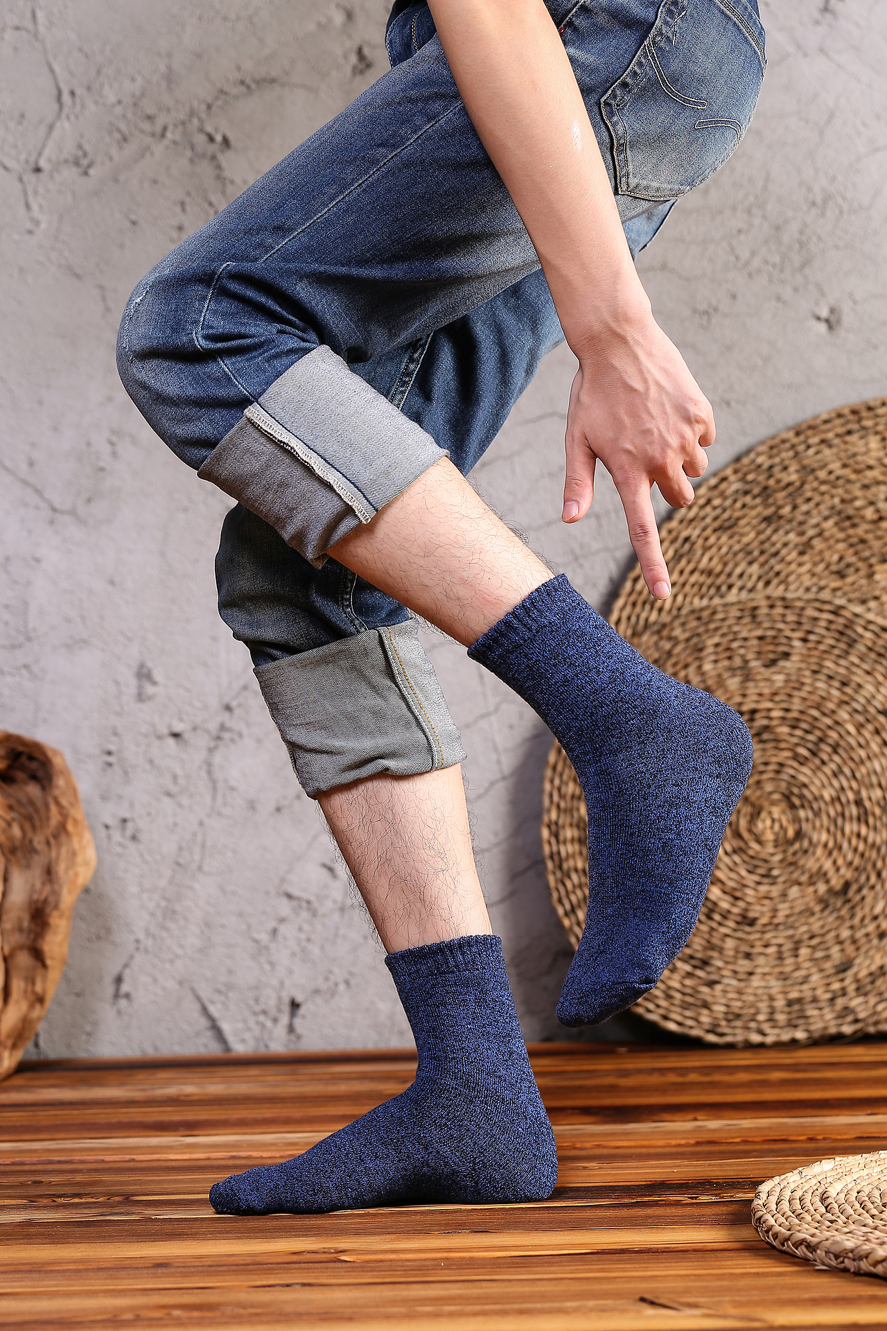 男士短袜/日系袜子拍摄/