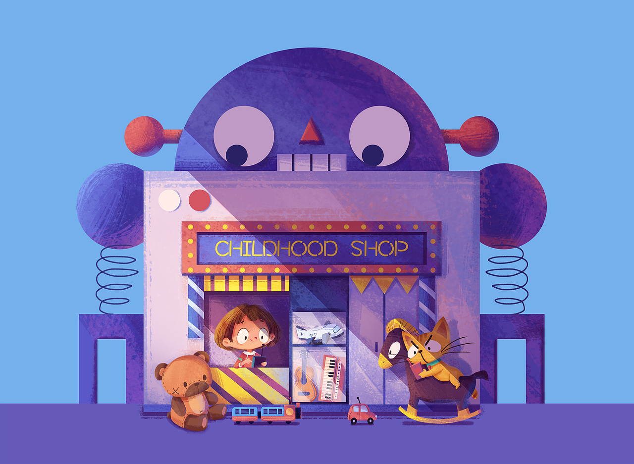 开间小店吧|插画|创作习作|泛泛moy - 原创作品 - 站酷 (zcool)