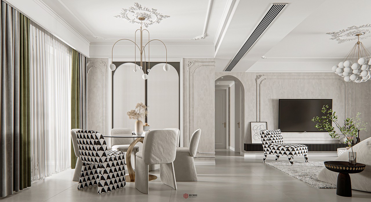 Modern style | 功能美学唤醒理想生活·现代客餐厅