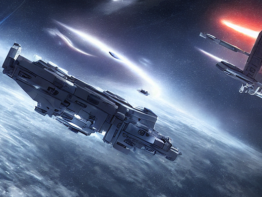 #AI创作实验室#太空战舰