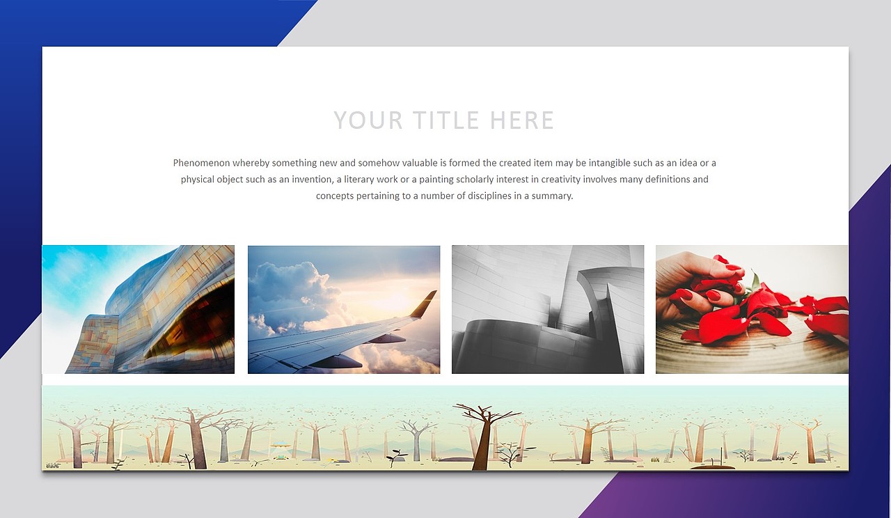 2017时尚大气创意美学商务通用PPT动态模版