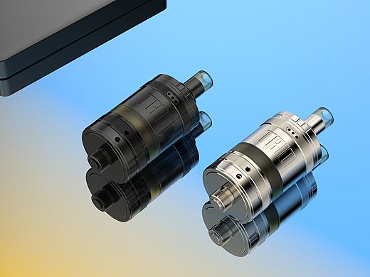 渲染KEYSHOT 金属透明材质雾化装置