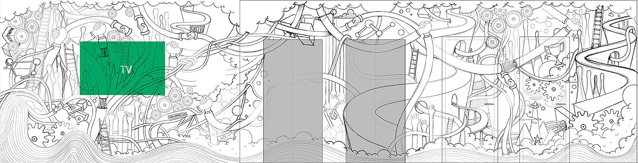Oscar Llorens为欧洲学府HASTING NEXUS设计的插画（图ZMTk5NDE0MzQ0） - 商业插画 - 站酷设计师AG艺峰国际原创素材 - 站酷ZCOOL