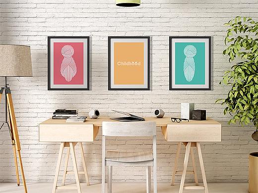 小时候 童装品牌LOGO设计练习