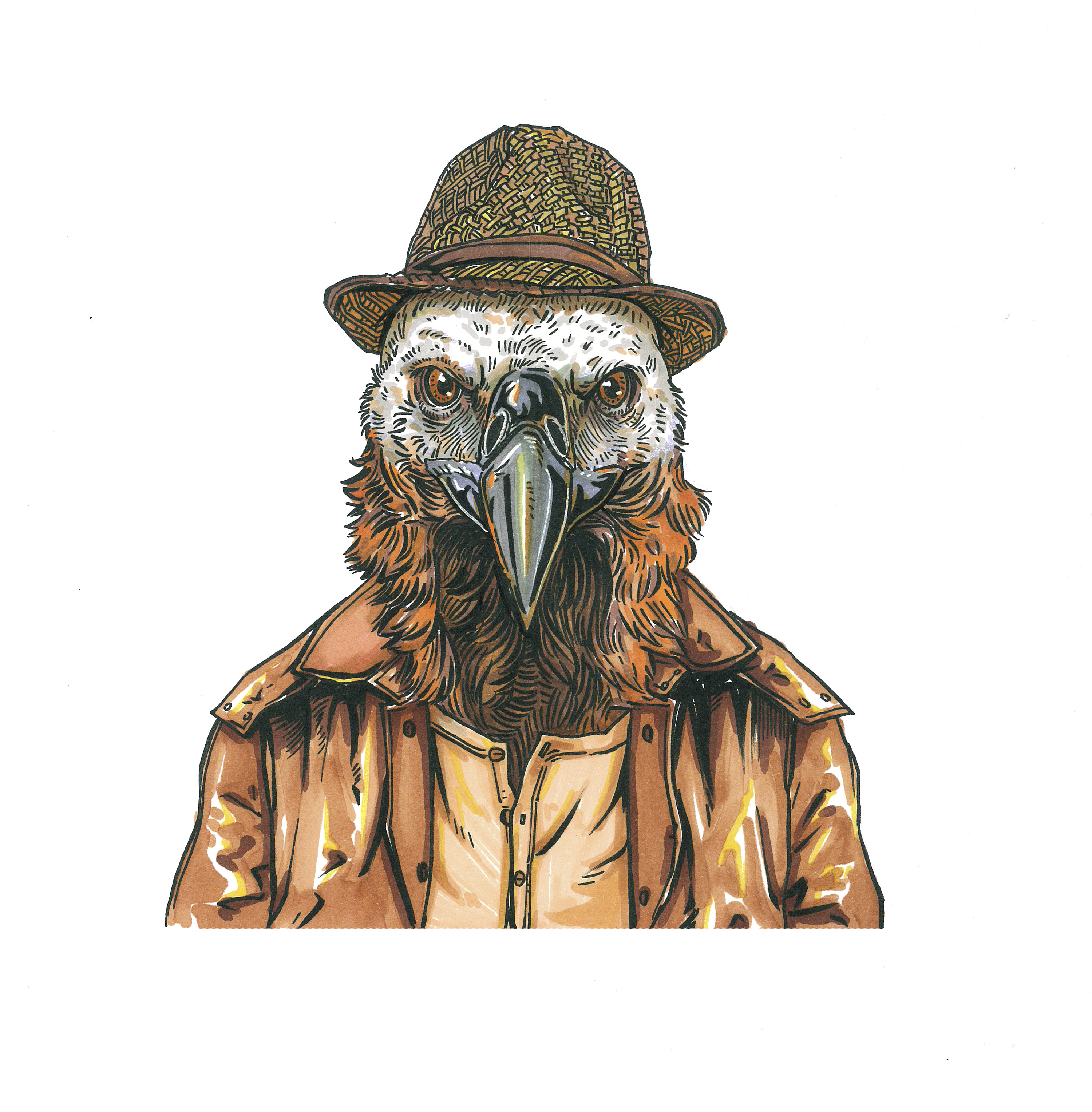 "衣冠禽兽"_ckan程阿砍-站酷zcool