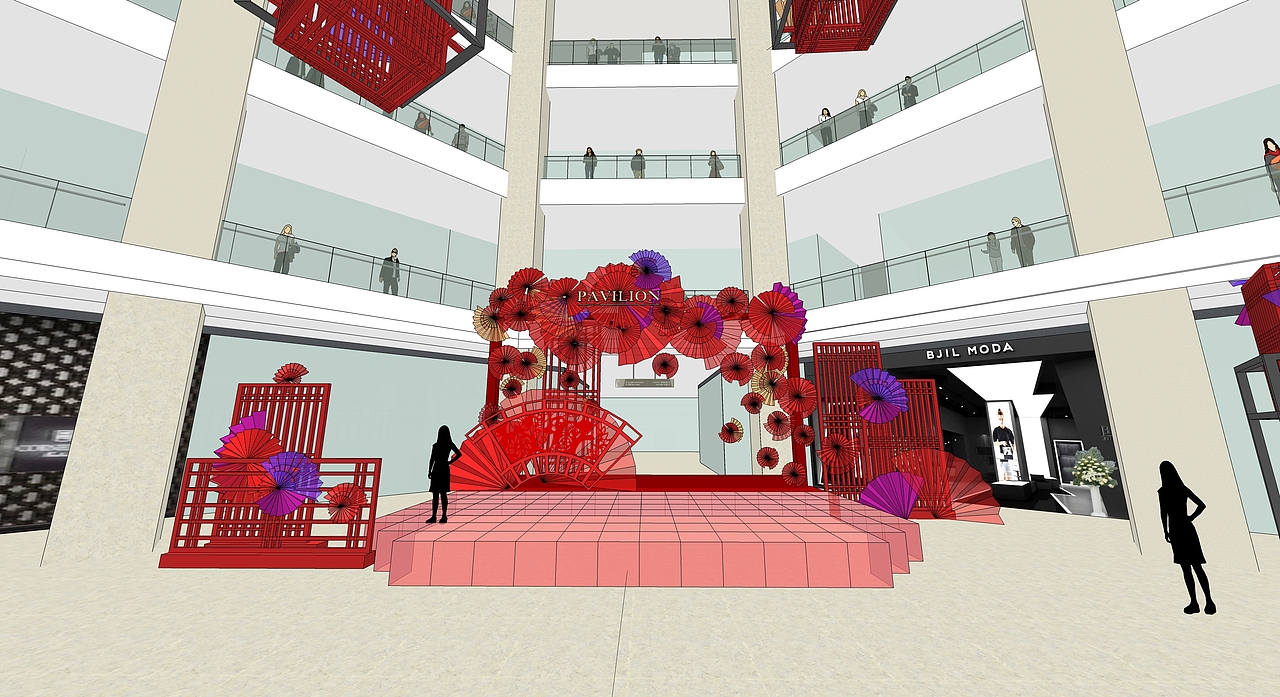 美陈设计丨购物中心春节美陈