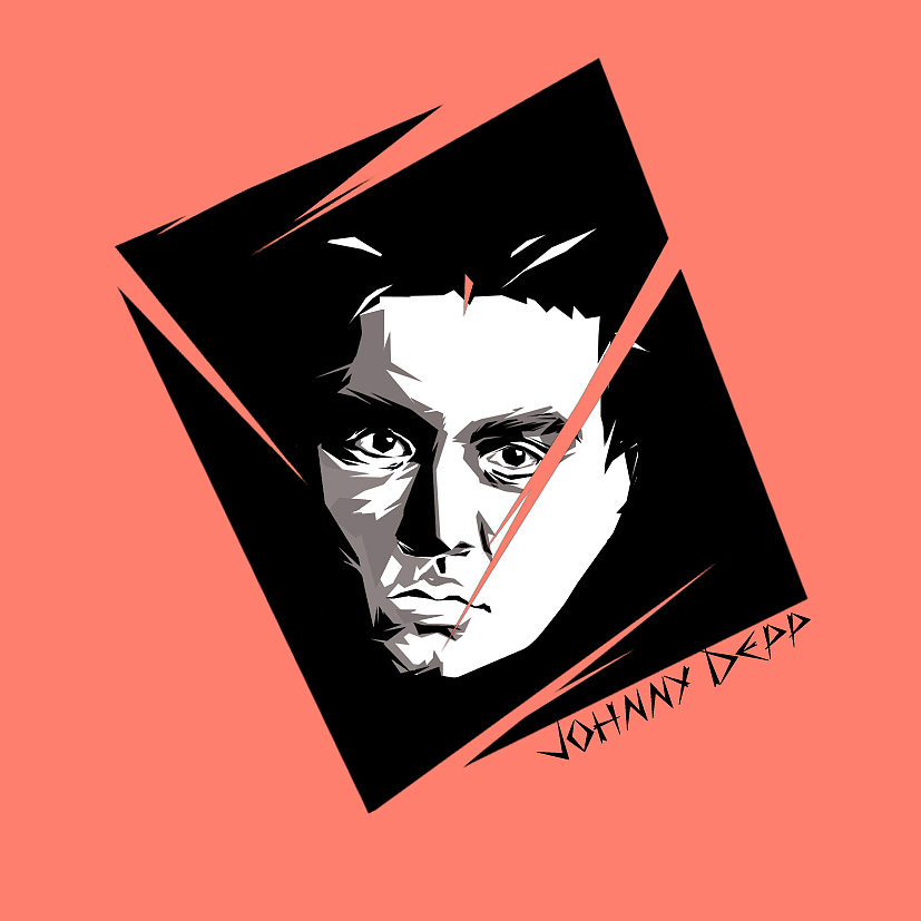 德普（图ZODYyNjgzNg==） - 品牌 - 站酷设计师蓝色D线条原创素材 - 站酷ZCOOL