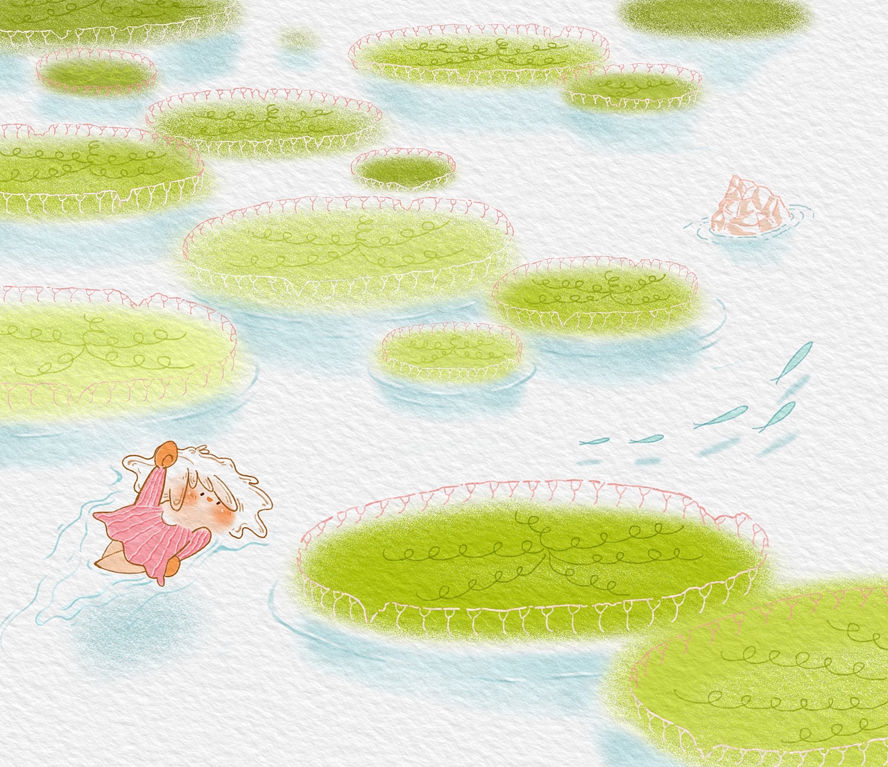 植物园小记｜创意插画速写（图ZMzU2MTM4Mjky） - 绘本 - 站酷设计师墩条用绘本记录生原创素材 - 站酷ZCOOL