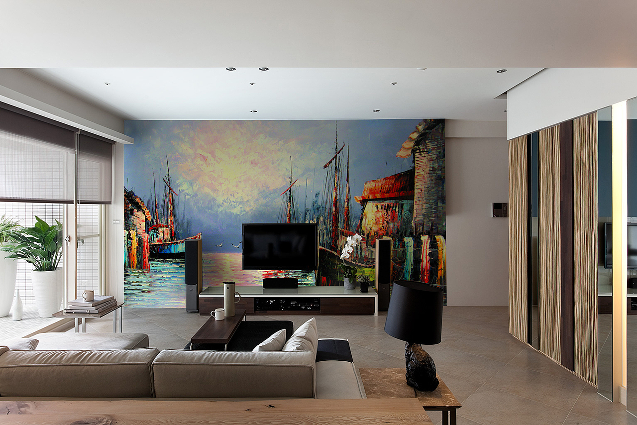 太原霍小亮手绘工作室,太原家居手绘墙画,太原手绘电视墙画 太原手绘儿童房彩绘墙 太原玄关风水画,太原电表开关盒画,太原餐厅背景墙画