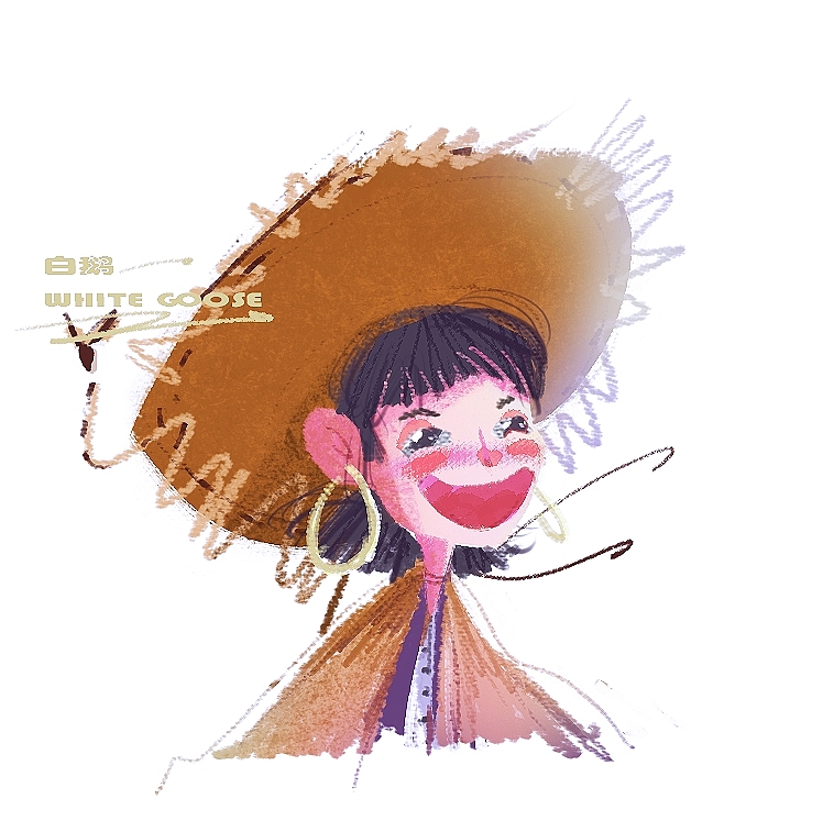 速涂人像（图ZMTA1NTgwOTQw） - 创作习作 - 站酷设计师白鹅小姐原创素材 - 站酷ZCOOL