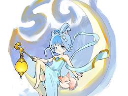 南昌航空大學(xué)戰(zhàn)斗姬中秋賀圖