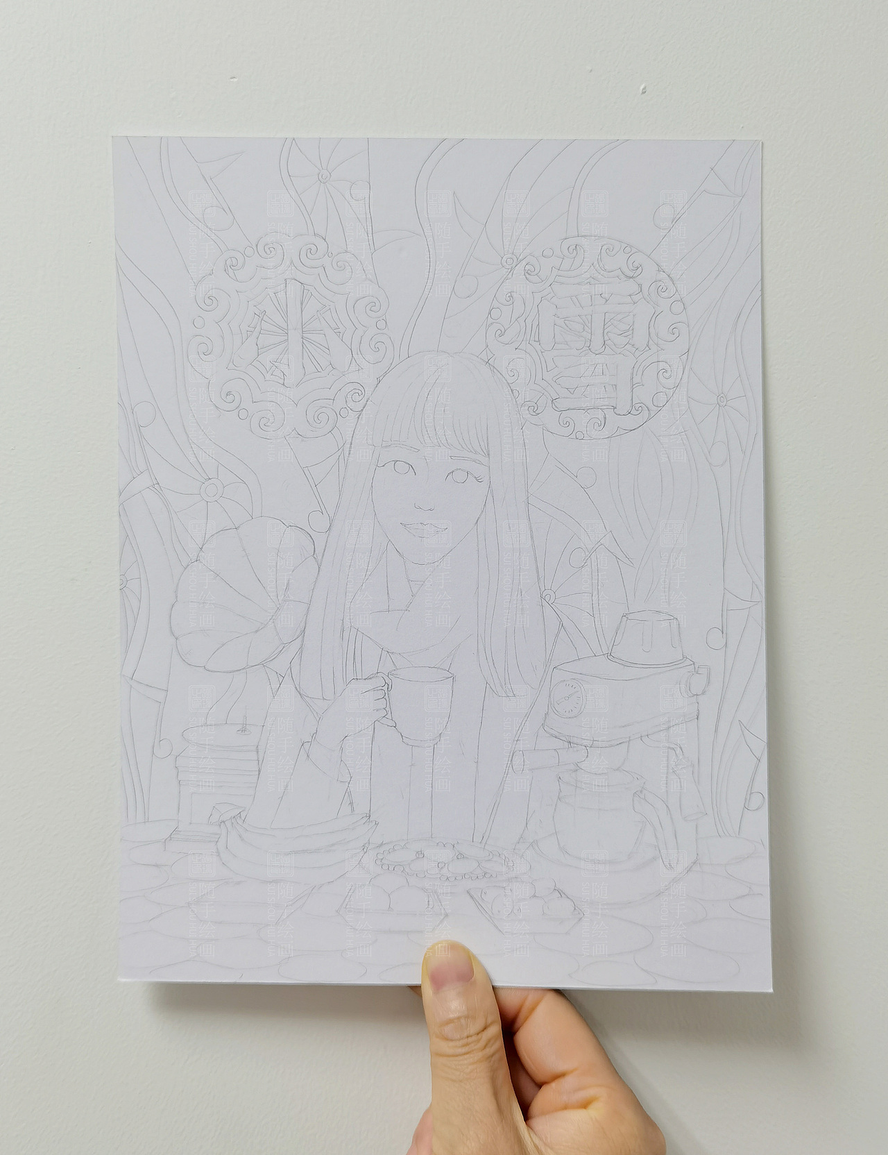 随手绘画《24节气之小雪》（图ZMjc4NjYyMzQ4） - 创作习作 - 站酷设计师瑞哥RYAN原创素材 - 站酷ZCOOL