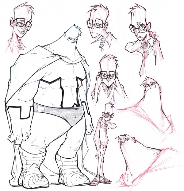 自己的一些手绘跟线稿素材