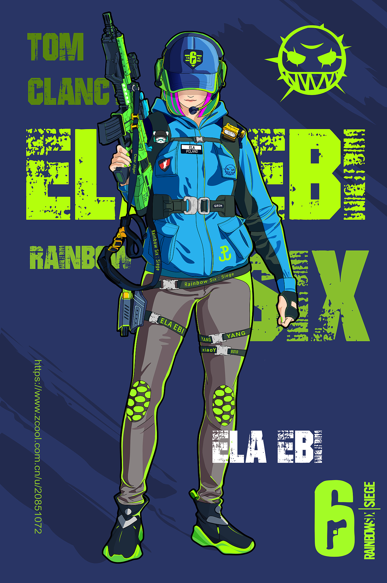 彩虹六号干员ela
