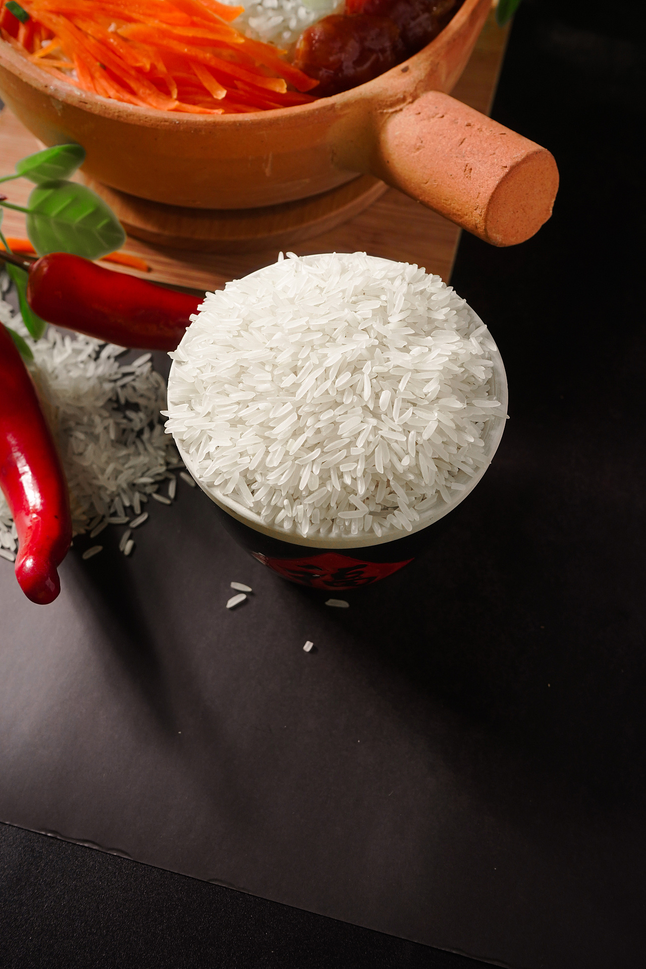 太粮靓虾王大米拍摄