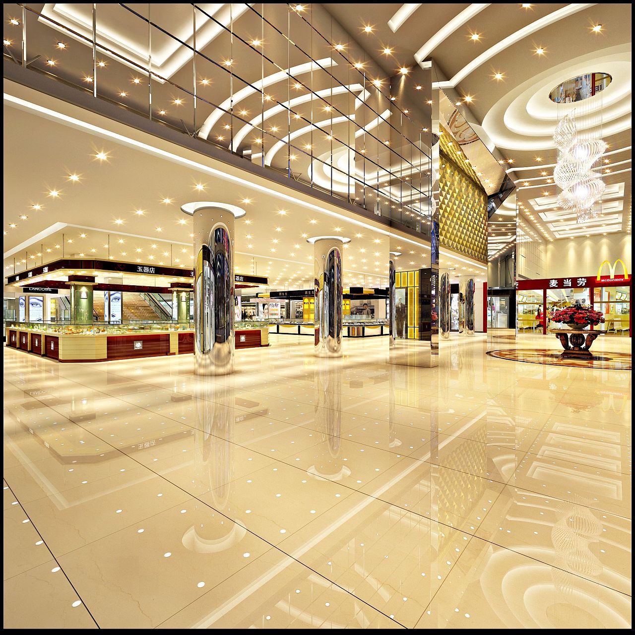 几年以前设计的综合商场|空间|室内设计|yisheng688 - 原创作品 - 站酷 (ZCOOL)