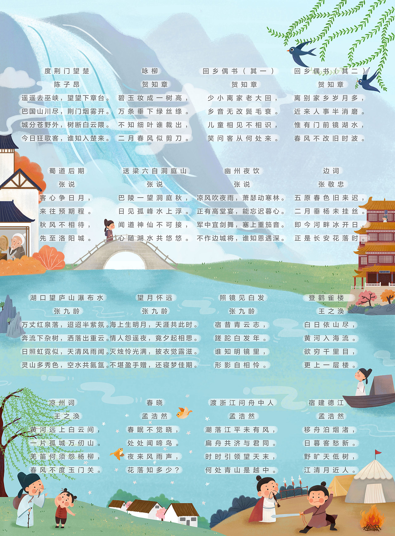 唐诗300首-儿童有声挂图