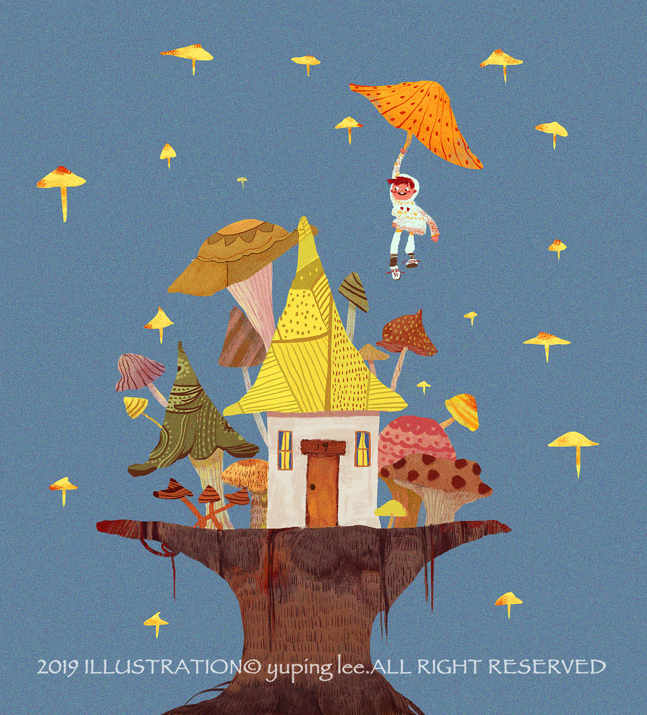 蘑菇呀蘑菇（图ZMTkwOTkzMDY4） - 儿童插画 - 站酷设计师长长年年原创素材 - 站酷ZCOOL