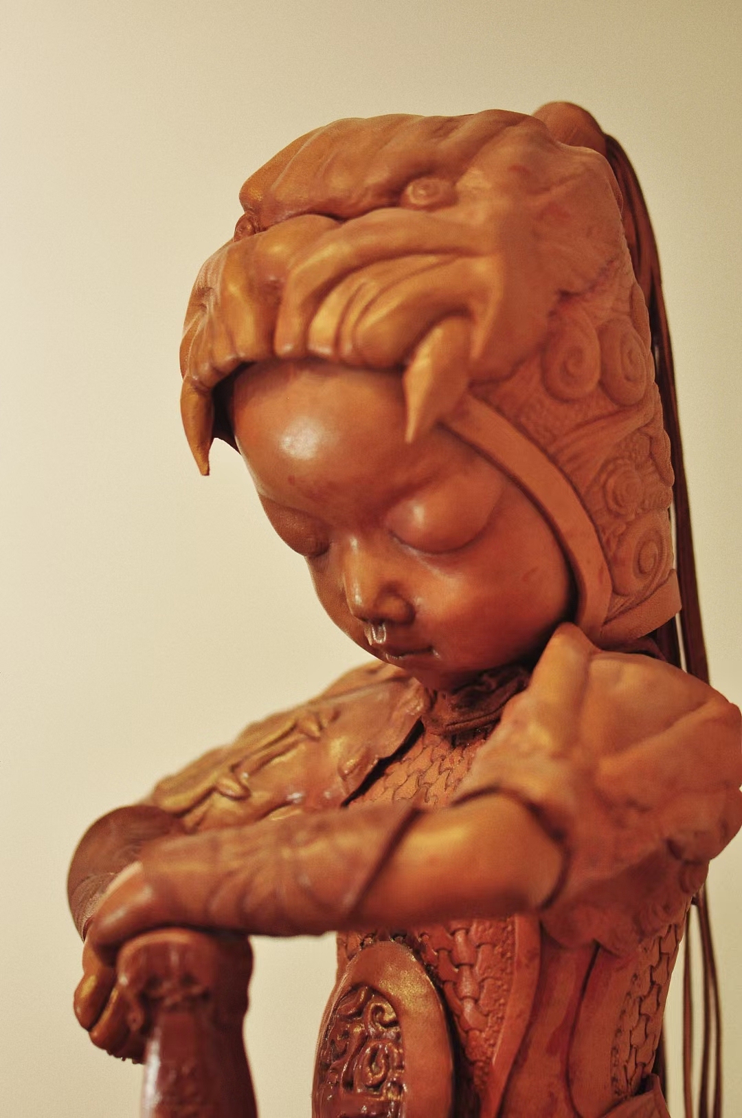 皮雕塑作品《小艾的世界》（图ZMjc4MDM4MzM2） - 其他手工艺 - 站酷设计师浮革皮艺原创素材 - 站酷ZCOOL