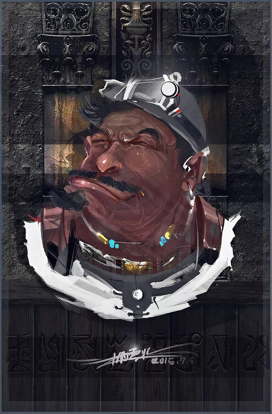 盗墓笔记故事原画赵震北