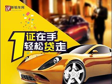 新锐车网线下宣传易拉宝