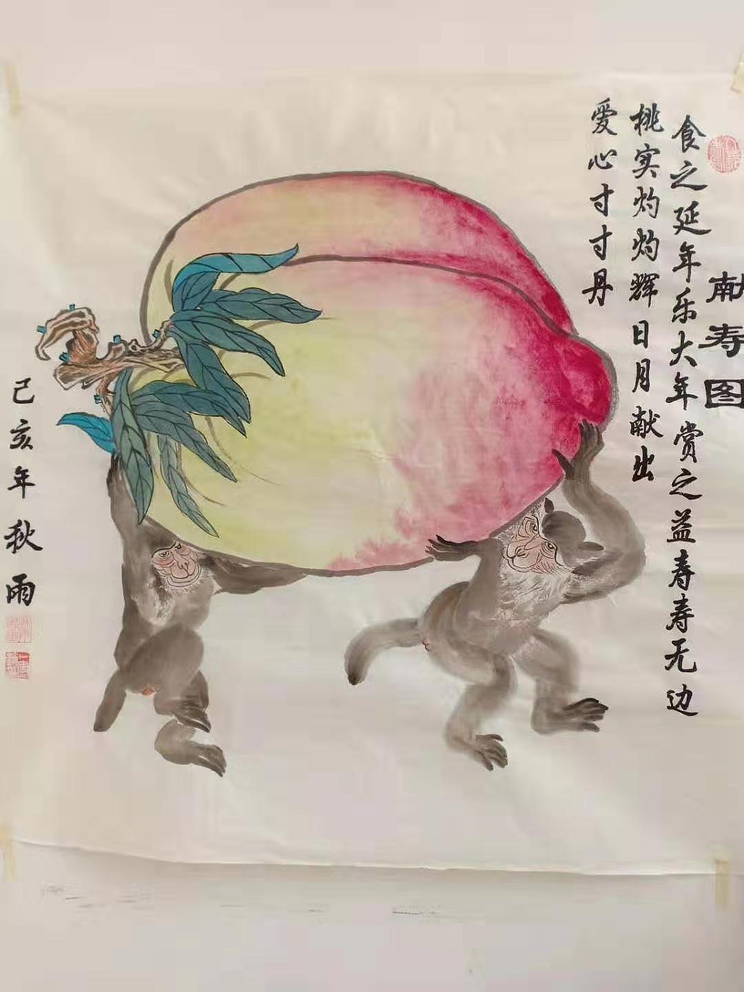 卜宪锁国画作品（一）