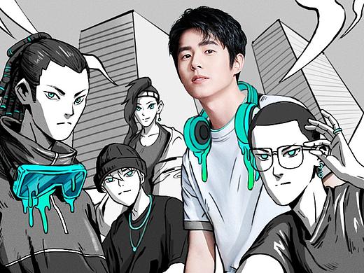 插画 | 青桔单车潮流主理人KV（个人主页-ZNDU1ODM0NDQ=） - 商业插画 - 站酷设计师坏笑话制造原创素材 - 站酷ZCOOL