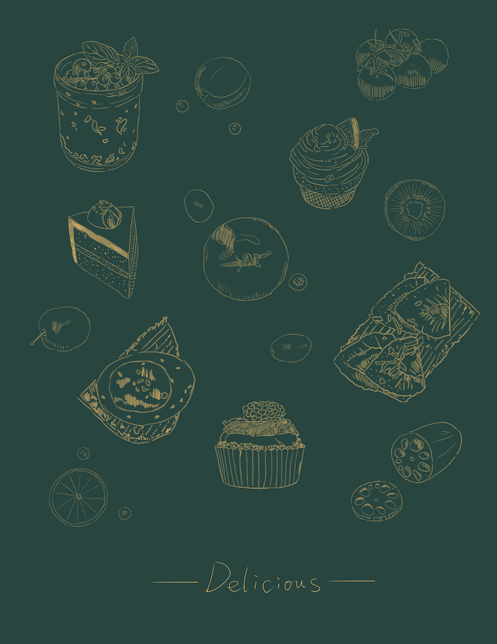 美食卡片（图ZMjE1ODUxNTA4） - 创作习作 - 站酷设计师ranfry原创素材 - 站酷ZCOOL