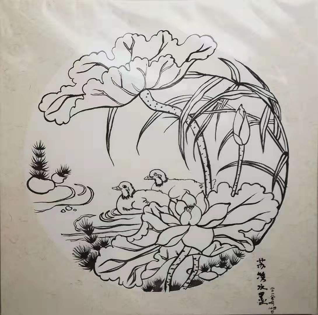 勾线笔水墨画|纯艺术|绘画|魑狸qian_原创作品-站酷zcool