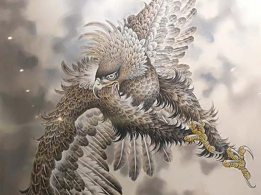 旧作《雄鹰展翅》、《腾云龙》