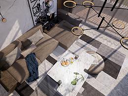 丶初试______Enscape2.3-叠墅样板间——#张嘉胤 #