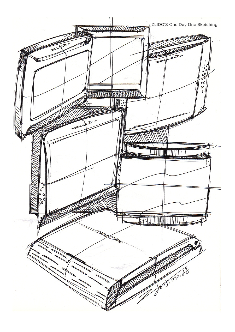 素描作品。/邦陈设计