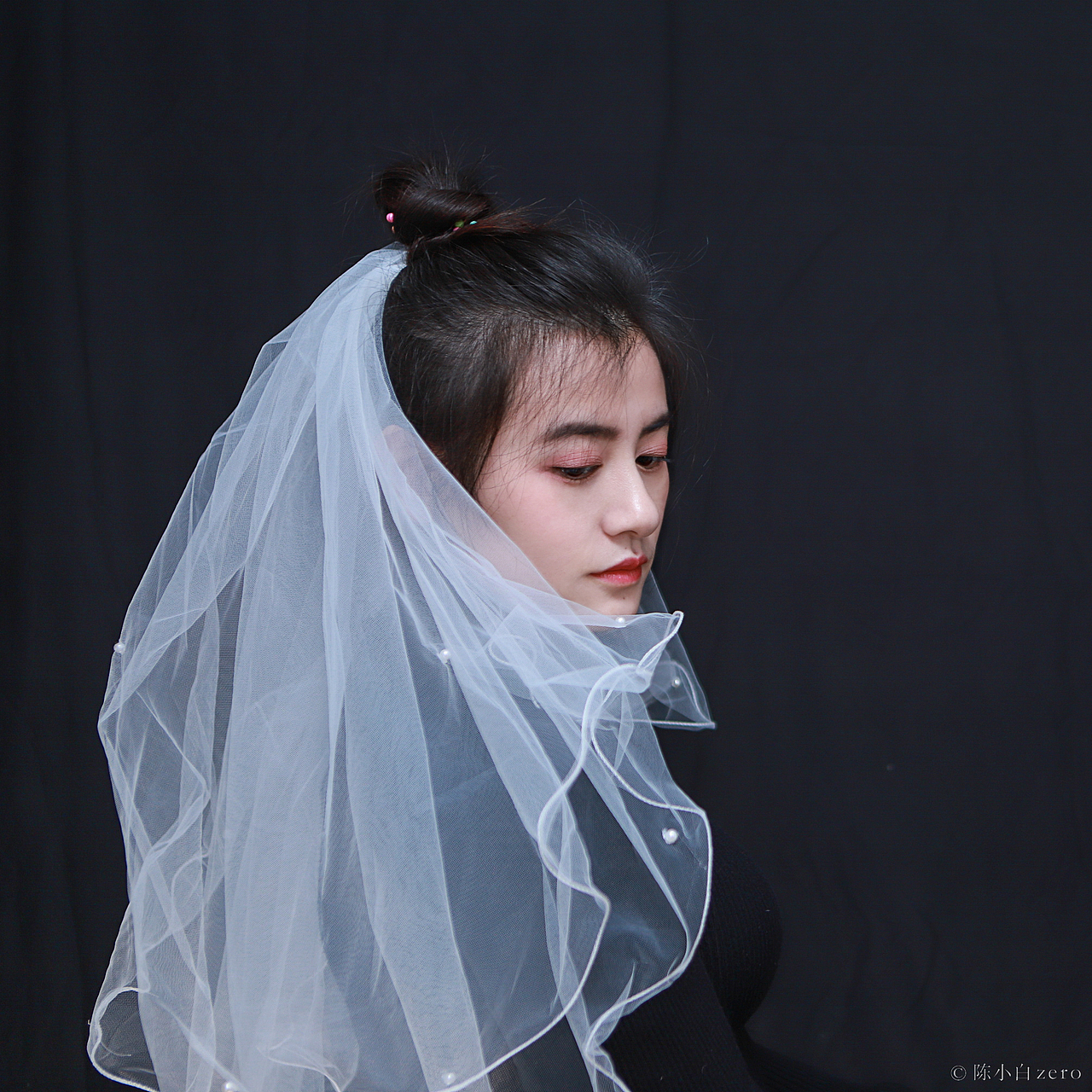自拍（头纱）（图ZMTk2MTAyMjM2） - 人像摄影 - 站酷设计师陈小白zero原创素材 - 站酷ZCOOL