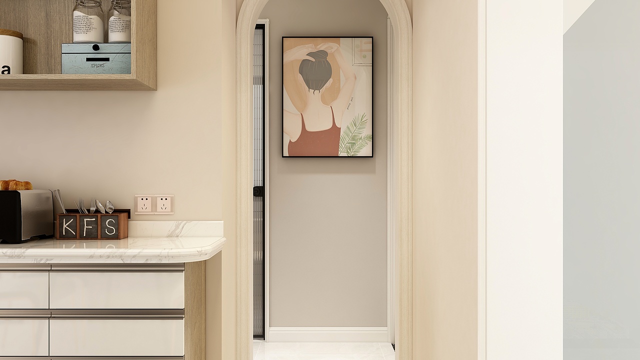 悠然|115㎡清新北欧四居（图ZMjQ4MjkwNzg0） - 家装设计 - 站酷设计师CG安安耶原创素材 - 站酷ZCOOL