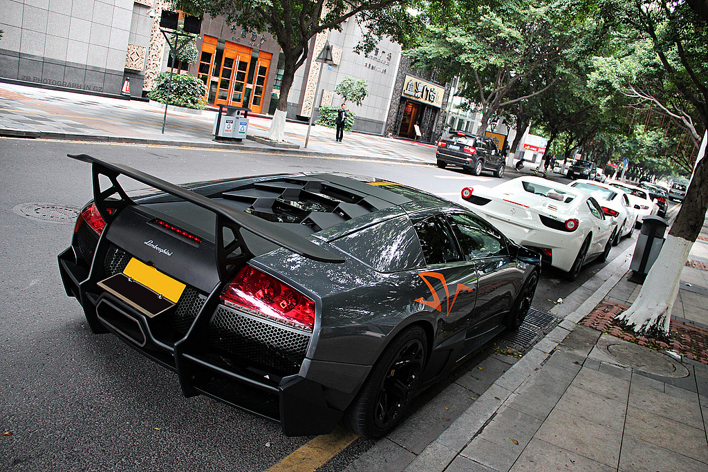 Lamborghini Murcielago LP640 Ferrari 458 Audi R8