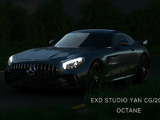奔驰 AMG 丨 CG 渲染测试