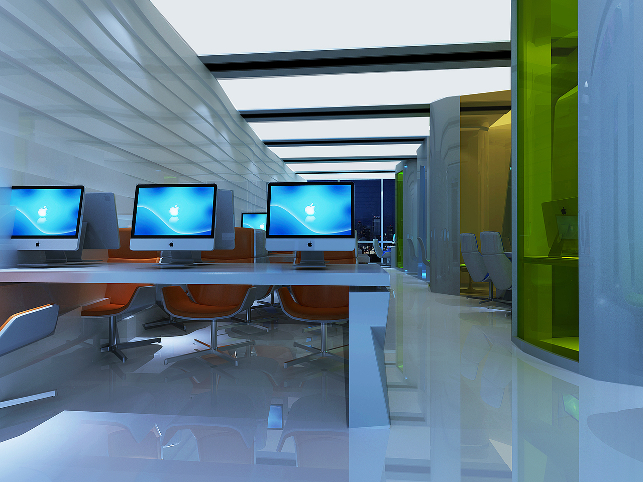 郑州网咖装修公司案例 河南网吧设计公司装修效果图（图ZMjMxNjM4MTEy） - 建筑设计 - 站酷设计师金博大装饰原创素材 - 站酷ZCOOL