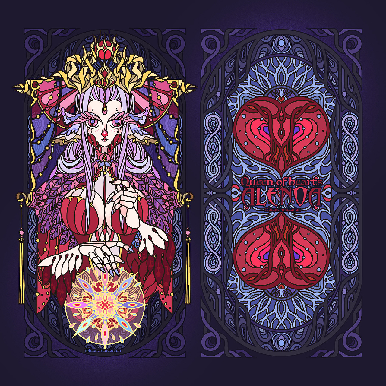 【装饰插图】扑克牌♥️♣️♦️♠️（图ZMzA4MjI2OTY4） - 创作习作 - 站酷设计师卤鹌鹑蛋君原创素材 - 站酷ZCOOL