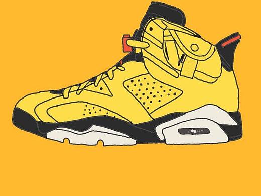 Aj6×Travis Scott&#39;yellow
