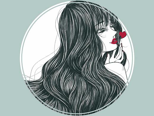 简约风线条插画