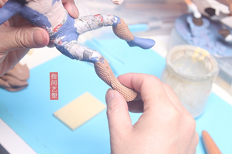 贺加贵面塑软陶（隋唐英雄 秦琼）