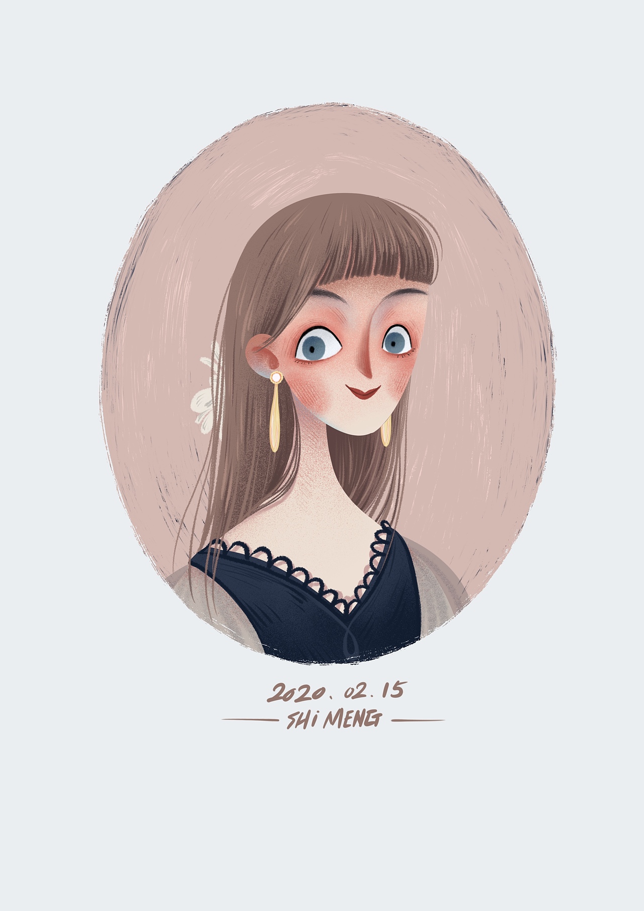 头像练习（图ZMjAwNTExMjc2） - 创作习作 - 站酷设计师SMENG阿萌原创素材 - 站酷ZCOOL