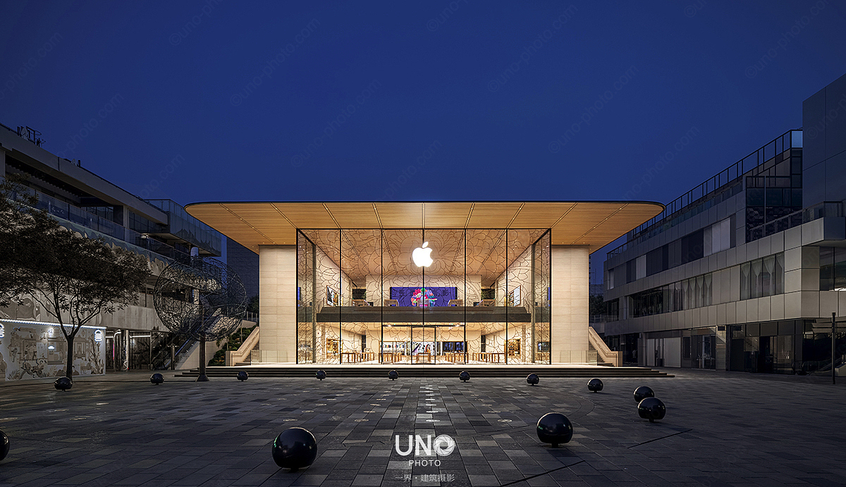 Apple三里屯新店（图ZMjE3MDA5NzQw） - 环境/建筑摄影 - 站酷设计师摄影师木娄原创素材 - 站酷ZCOOL