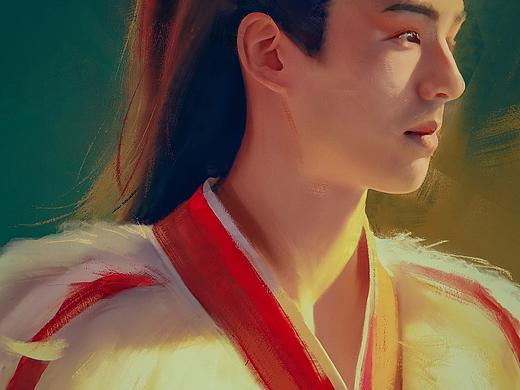 摸个白鹤少年（个人主页-ZNTU1ODk5NjA=） - 创作习作 - 站酷设计师阿闽呦原创素材 - 站酷ZCOOL