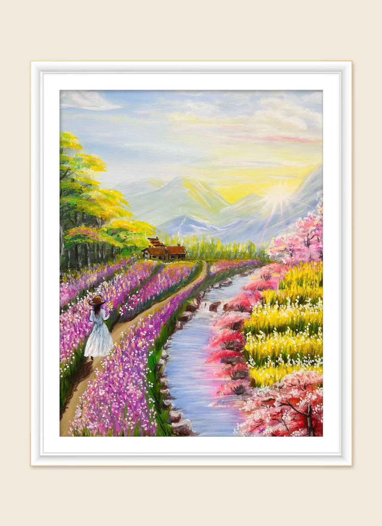 手绘 风景画（图ZMzc1OTc0MDA0） - 艺术插画 - 站酷设计师一滴墨工作室原创素材 - 站酷ZCOOL